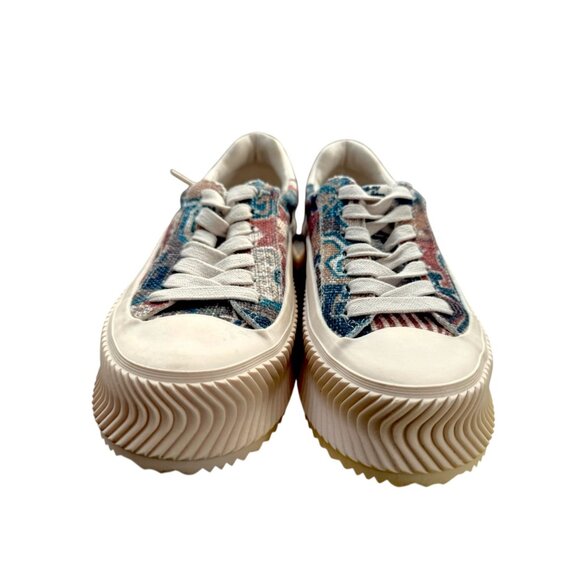 Circus NY By Sam Edelman Womens Platform Sneakers Aztec Multicolor Pattern Size - Picture 2 of 11